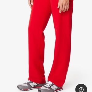 Women's Red Livingston Basic Scrub Pants - S / Red